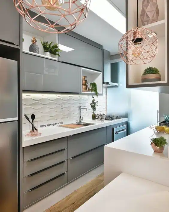 Como decorar cozinha pequena gastando pouco