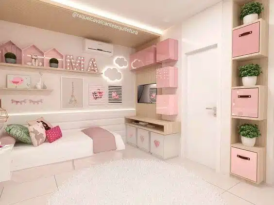 Como organizar quarto de menina Como organizar quarto de menina