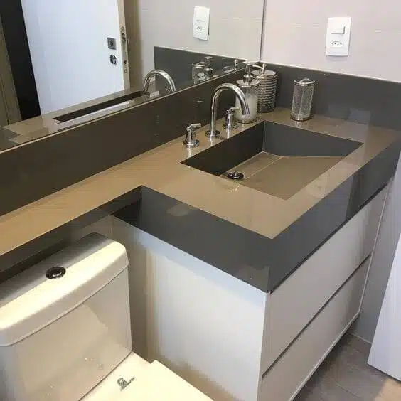 Inove com uma bancada de porcelanato Inove com uma bancada de porcelanato
