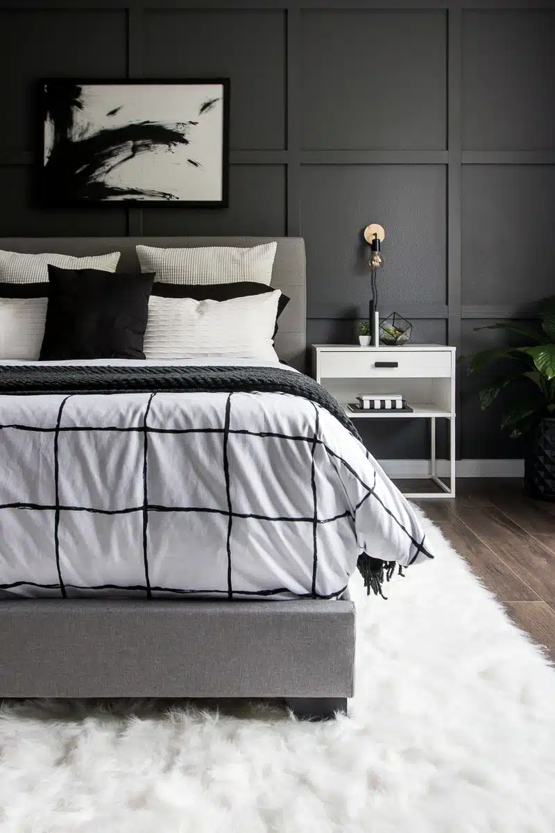 Preto com branco na decoração Preto com branco na decoração