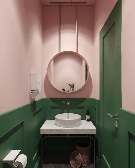 Cor que combina com rosa na decoração