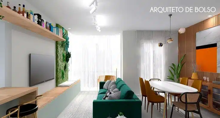como decorar uma sala de estar estreita com o rack funcional em madeira proporciona um ambiente claro como decorar uma sala de estar estreita com o rack funcional em madeira proporciona um ambiente claro