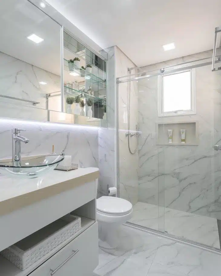 Tudo sobre porcelanato branco para banheiro