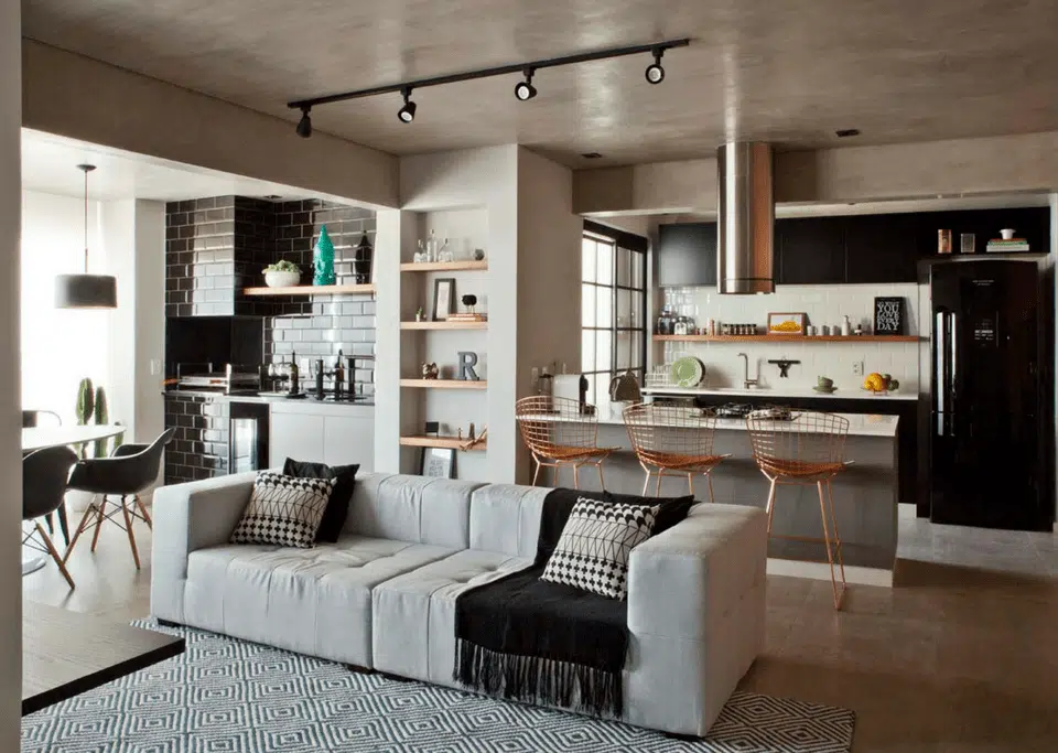 Ambientes integrados como decorar e harmonizar