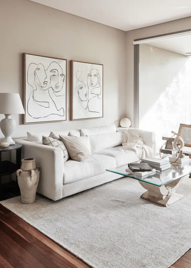 cores para sala branco