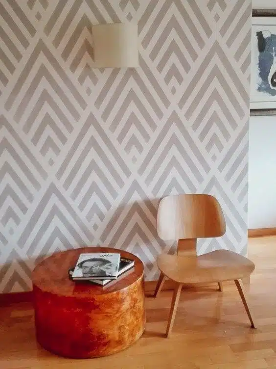 Decorar a parede gastando pouco, papel de parede na sala
