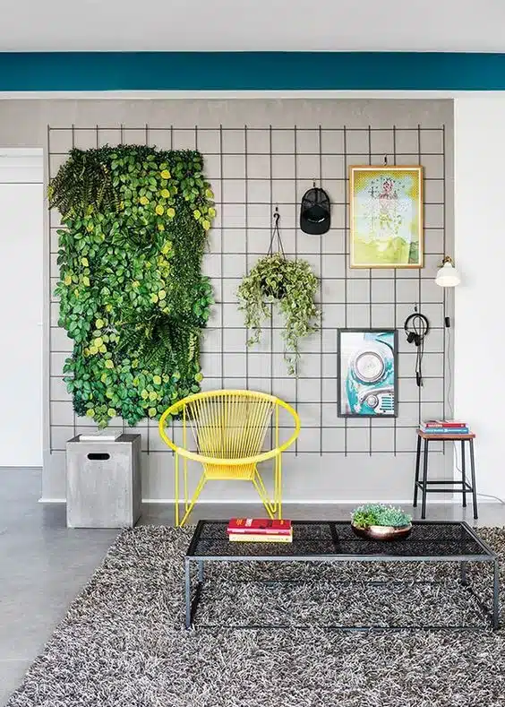 Decorar a parede gastando pouco, vergalhão