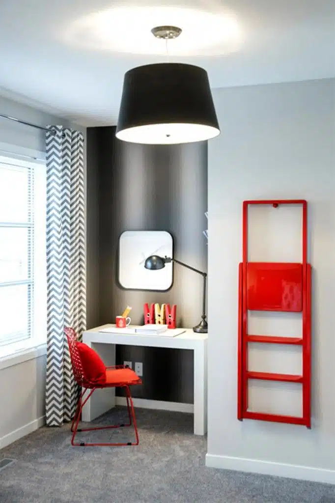 Decorar home office, iluminação