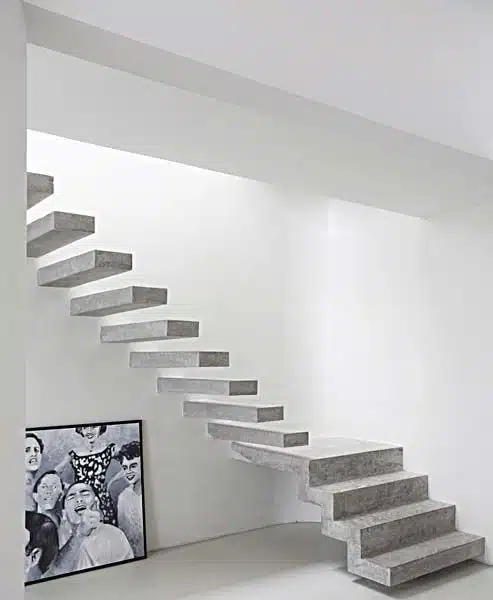 escadas modernas suspensas