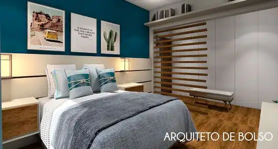 Iluminação funcional para quartos de casal