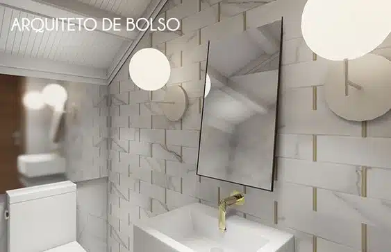 Iluminação funcional para banheiro