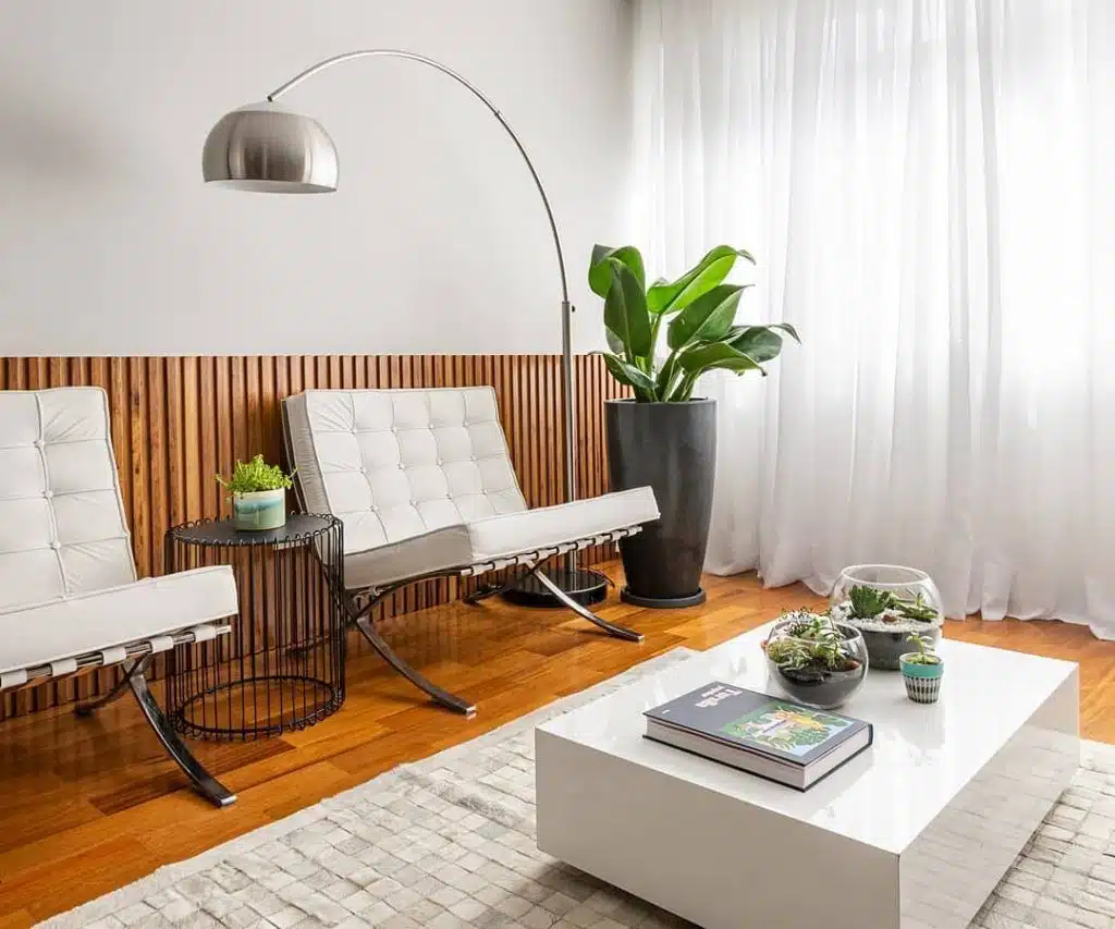 Minimalismo na decoração, sala de estar