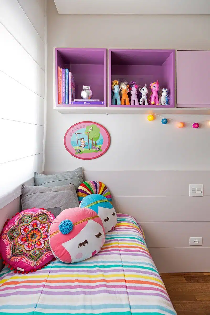 Quarto infantil, almofadas
