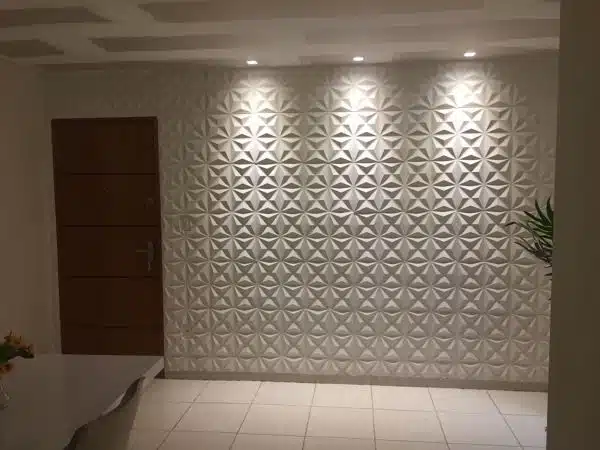 Reforma com drywall, decoração na parede