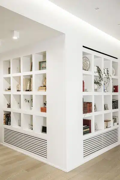Reforma com drywall, paredes brancas