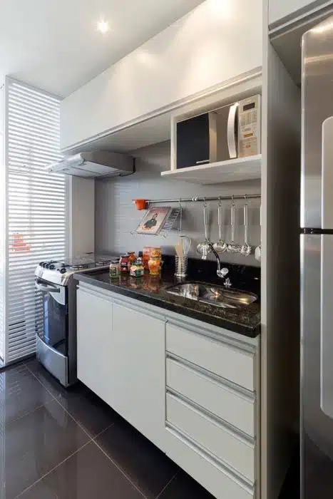 Sala e cozinha conjugadas planejadas