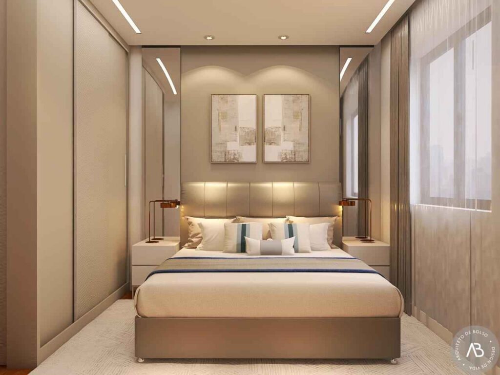 melhores cores para quarto de casal: paleta nude