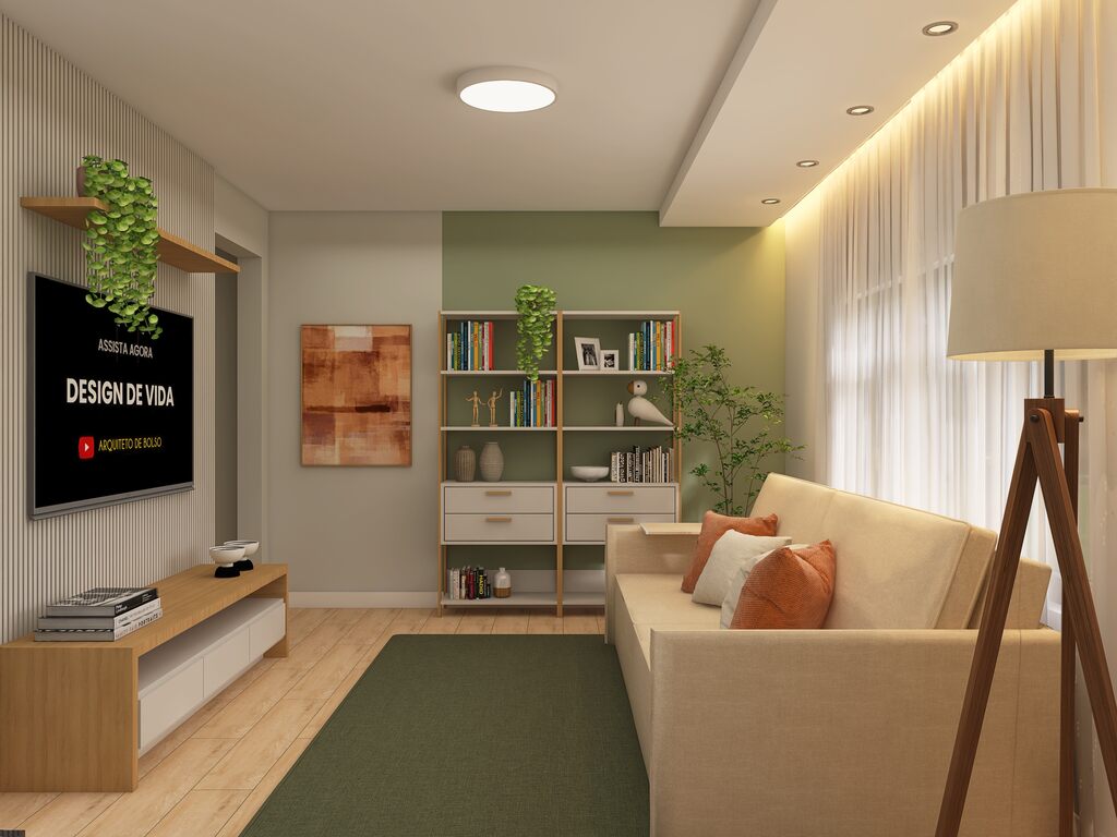 cores que acalmam para a sala