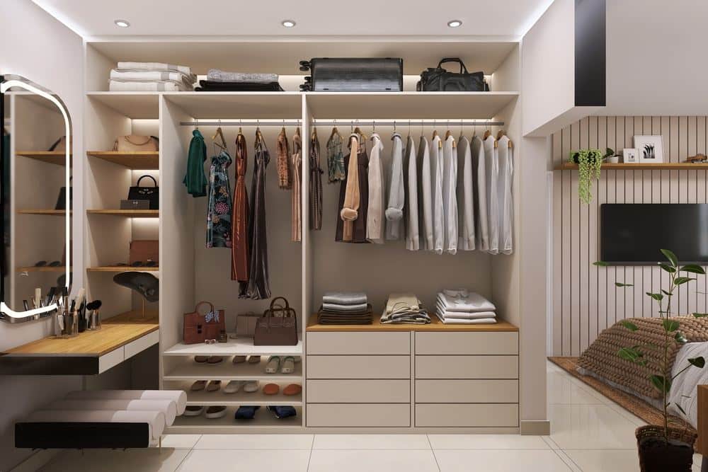 como fazer um closei dentro do quarto tamanho ambiente