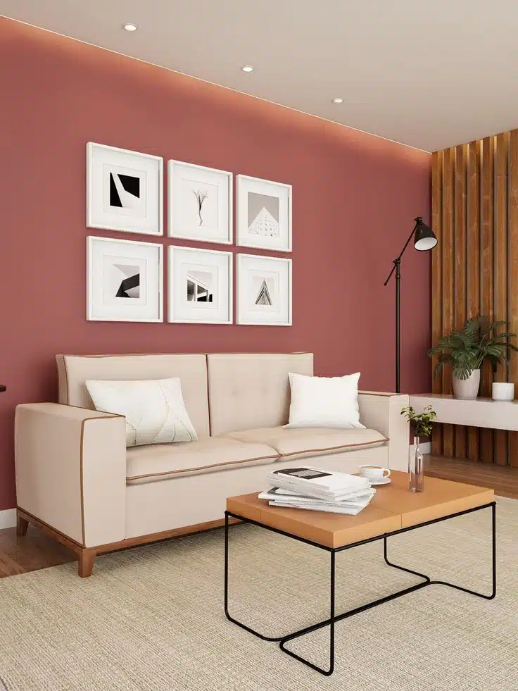 Como combinar os móveis, sala