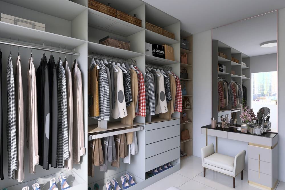Como fazer um closet dentro do quarto? Confira dicas práticas